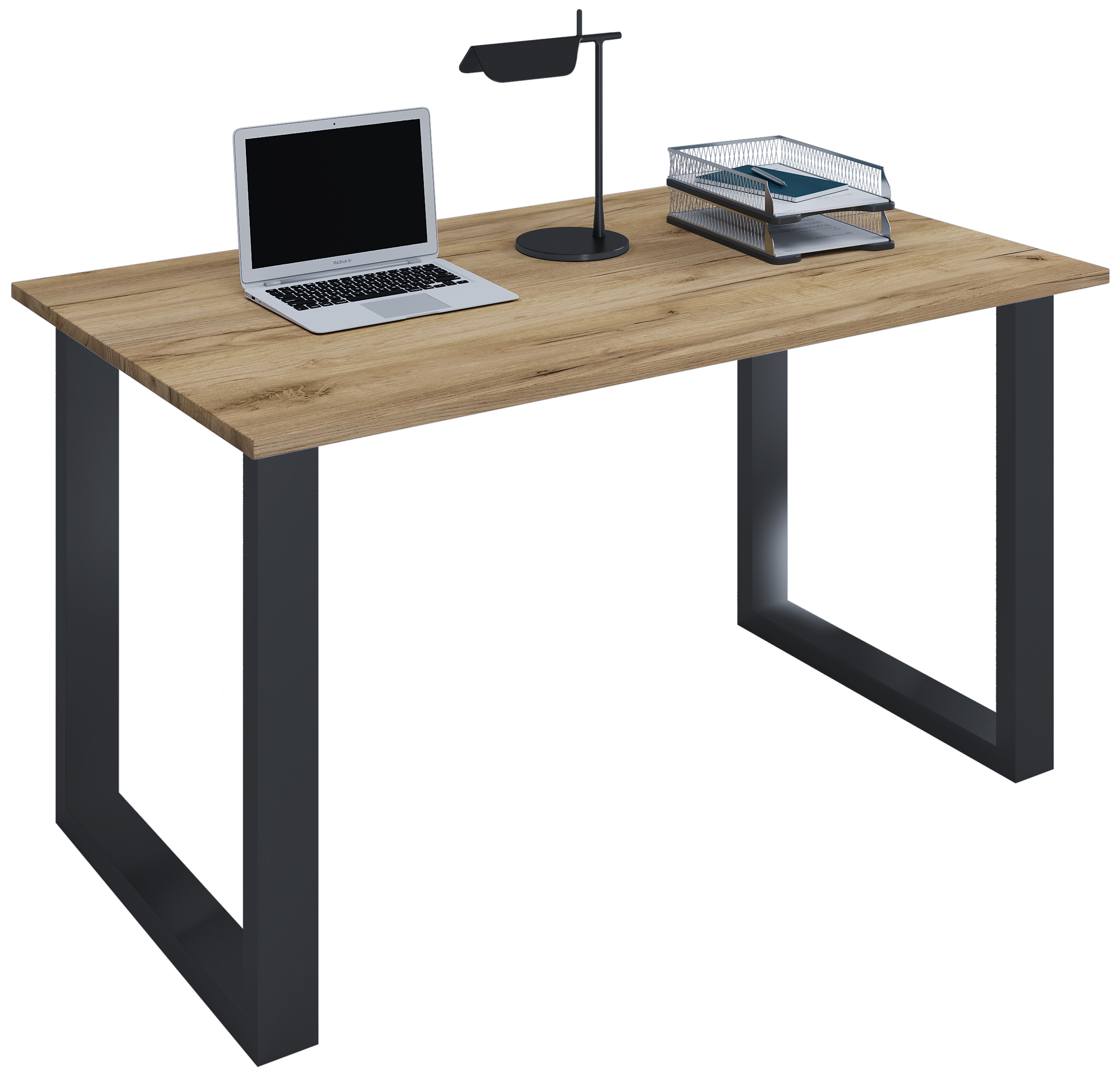 Vcm - mesa de oficina de escritorio 140x50 lona u