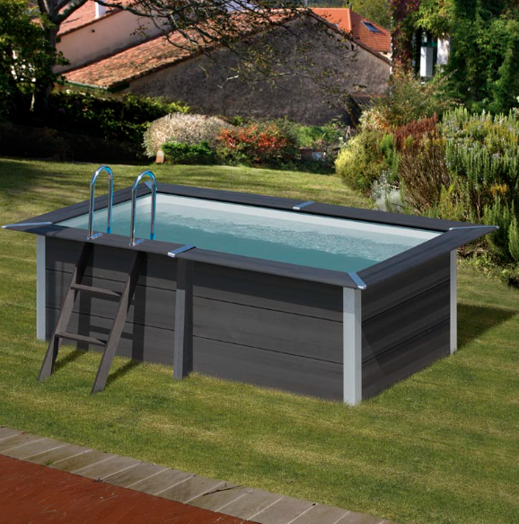 piscina gre composite kpcor2814 3.26x1.86x 96 cmts de alto
