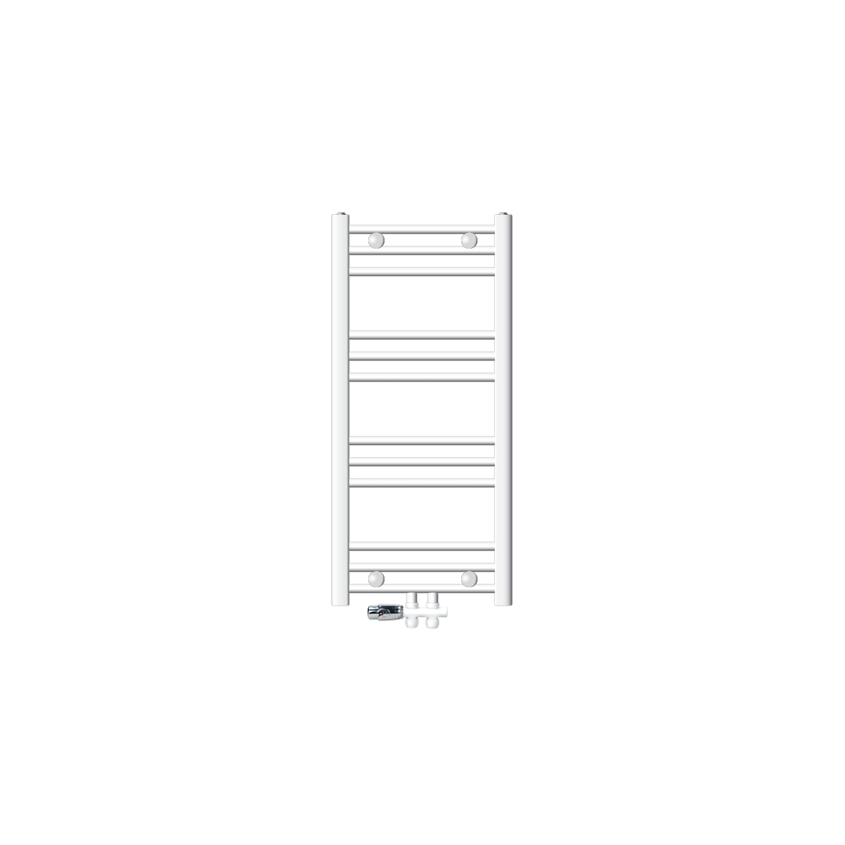 Radiador toallero de baño sahara recto 400 x 800 mm blanco