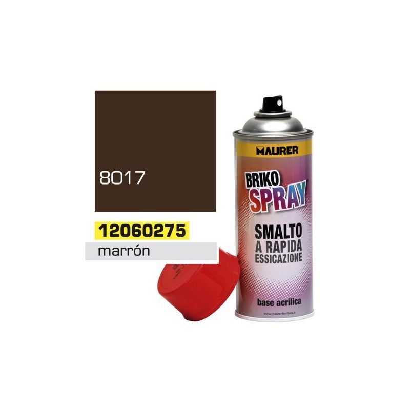 Spray pintura marron chocolate 400 ml.
