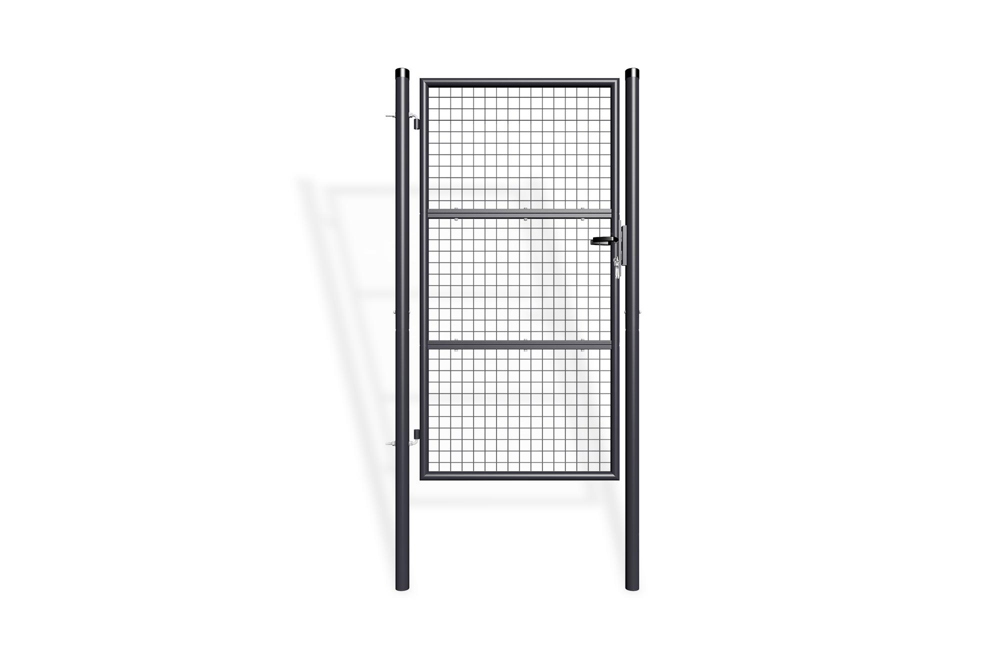 Puerta de malla para jardin 1m oLGa a.180cm gris