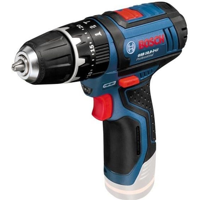 Bosch professional taladro-destornillador de impacto gsb 12v-15, sin baterí