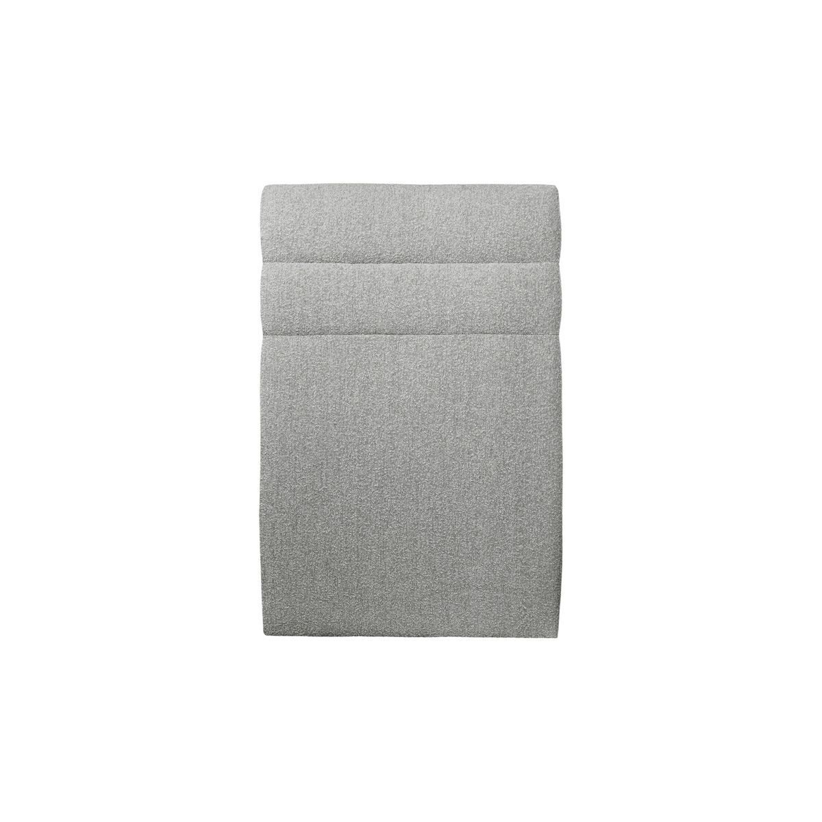 Cabecero 90 cm lines - tejido rizado gris - gris