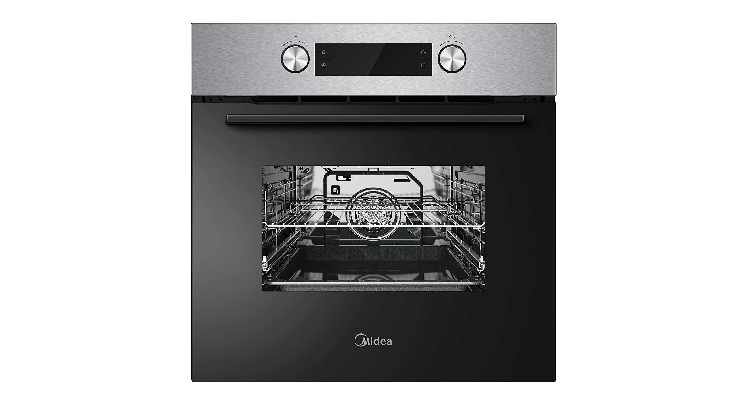 Horno empotrable midea –modelo 65p90e3ix, 70 litros, pirólisis, 9 funciones