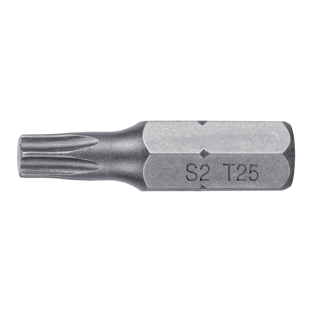 Puntas torx t25 para destornillador - 25 mm - 5 puntas
