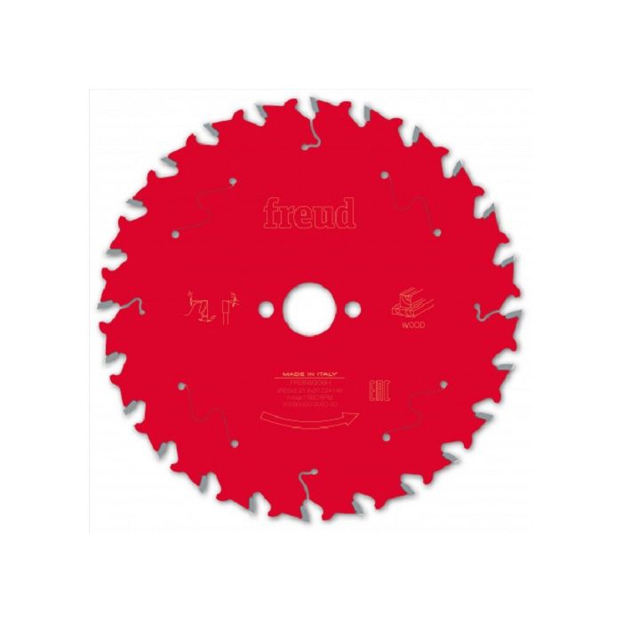Cuchilla para sierra circular portátil freud - ø190 2,4/1,6 al30 z24 ba 15°