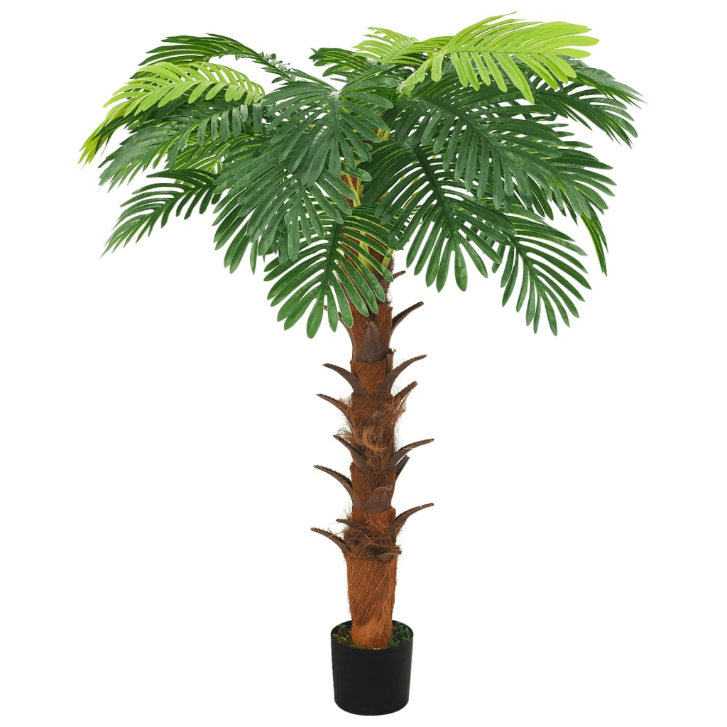 vidaXL palmera cycas artificial con macetero 160 cm verde