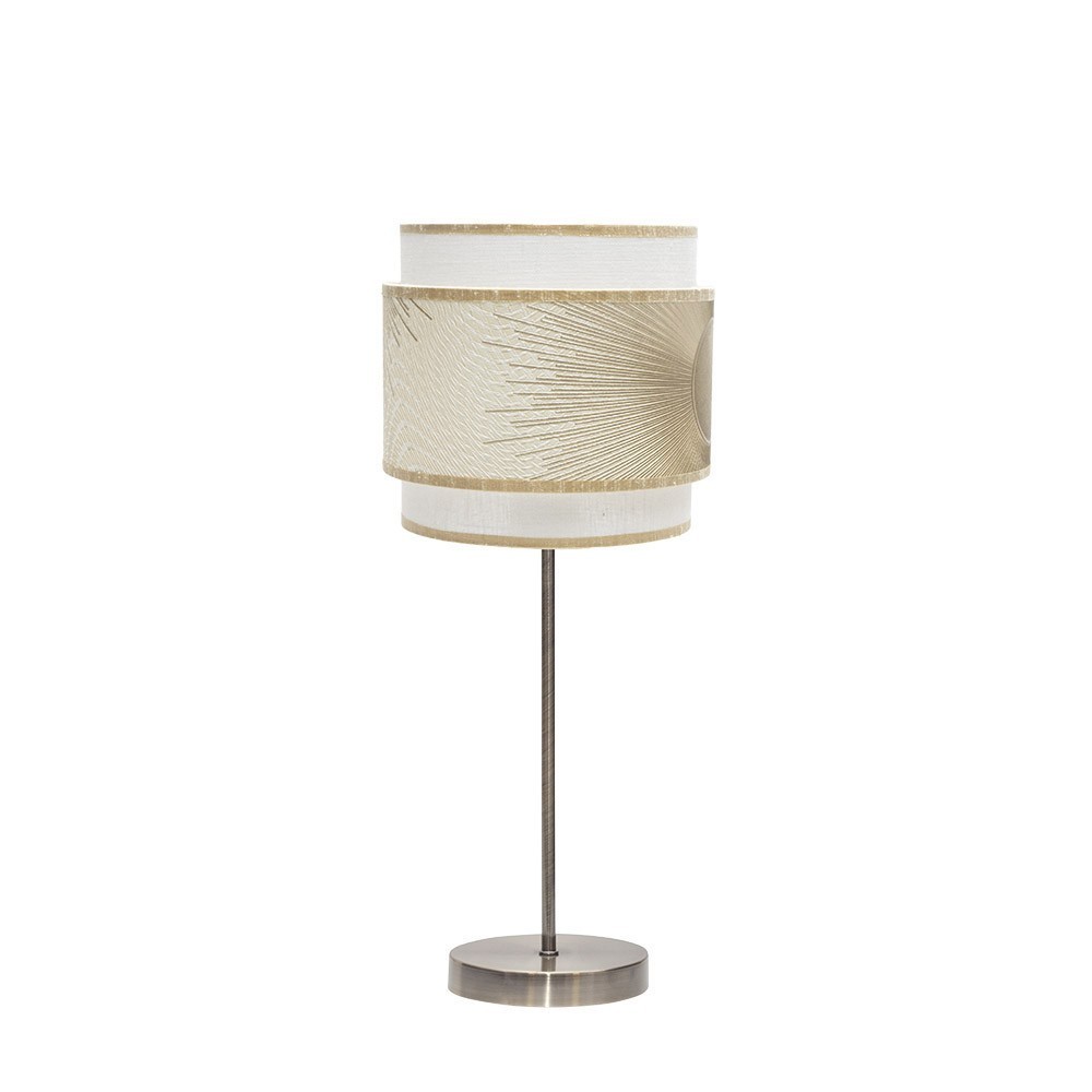 Lampara sobremesa nepal dorado 18cm