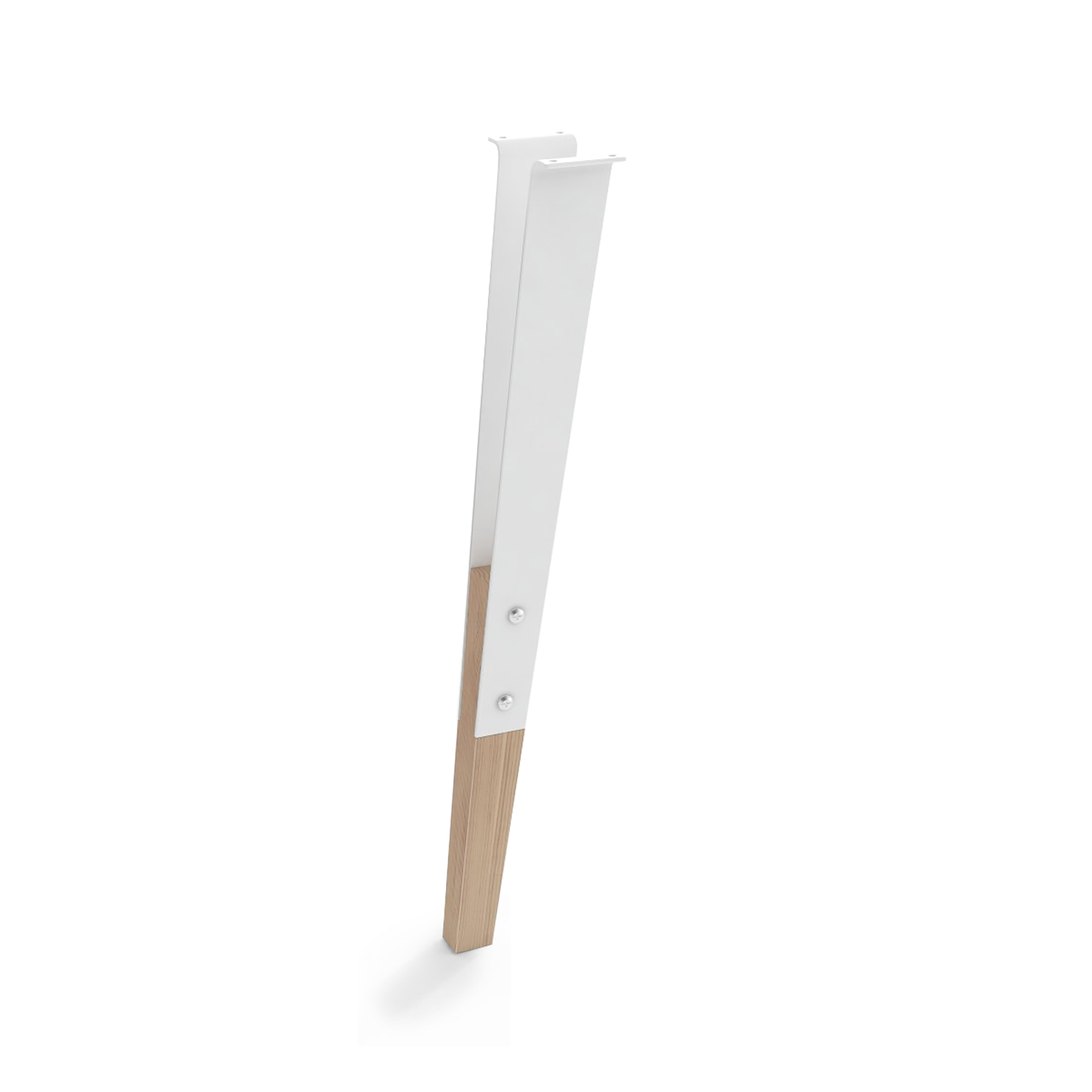 Pata de mesa rei 905 | 160x120x700 mm | crudo-blanco poro | haya-acero