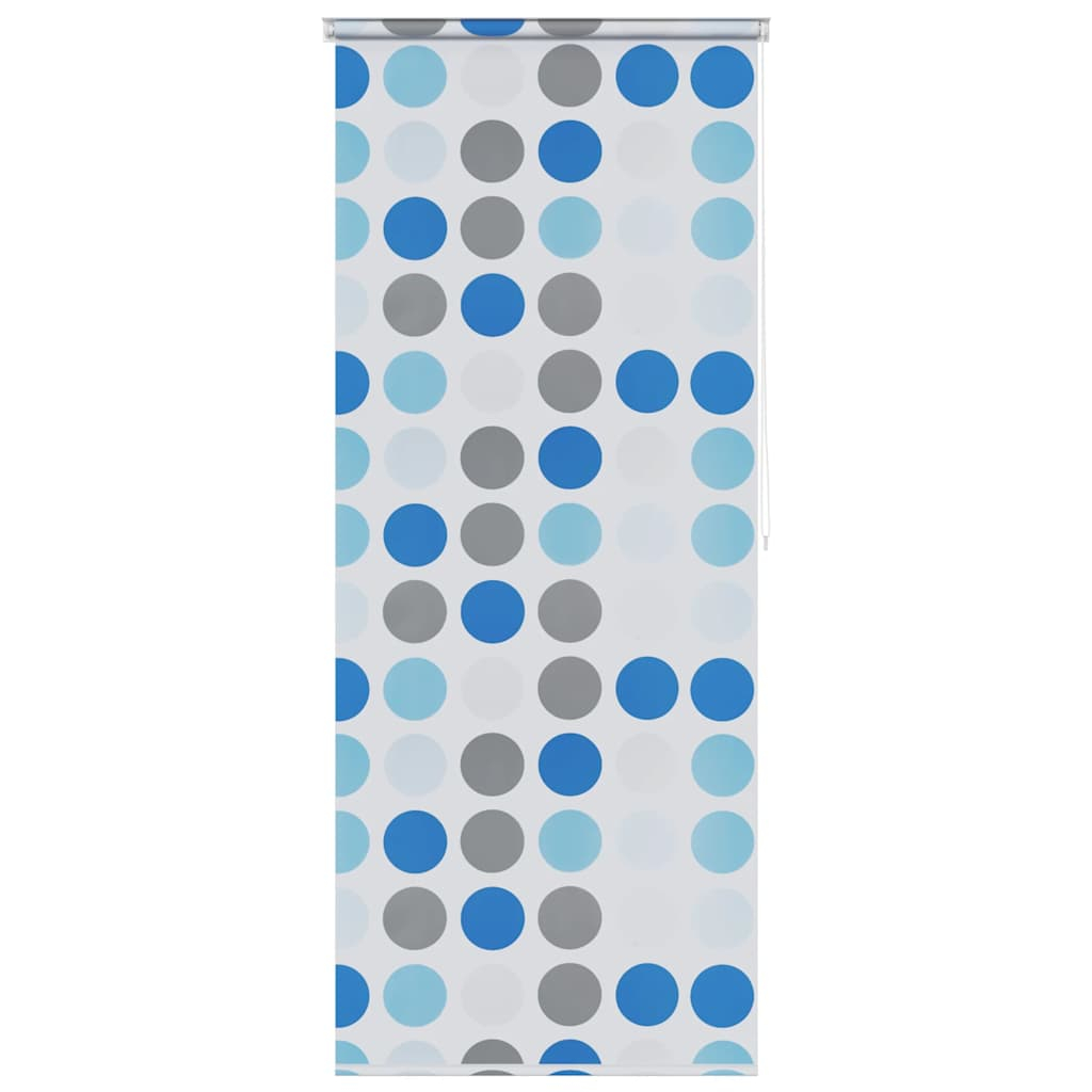 vidaXL persiana enrollable de ducha círculos 120x240 cm