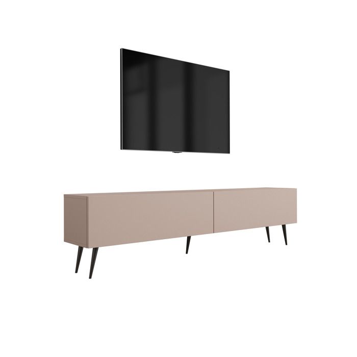 Mueble tv contemporáneo - marrón caramelo - panel 16 mm - 170 x 52 x 32