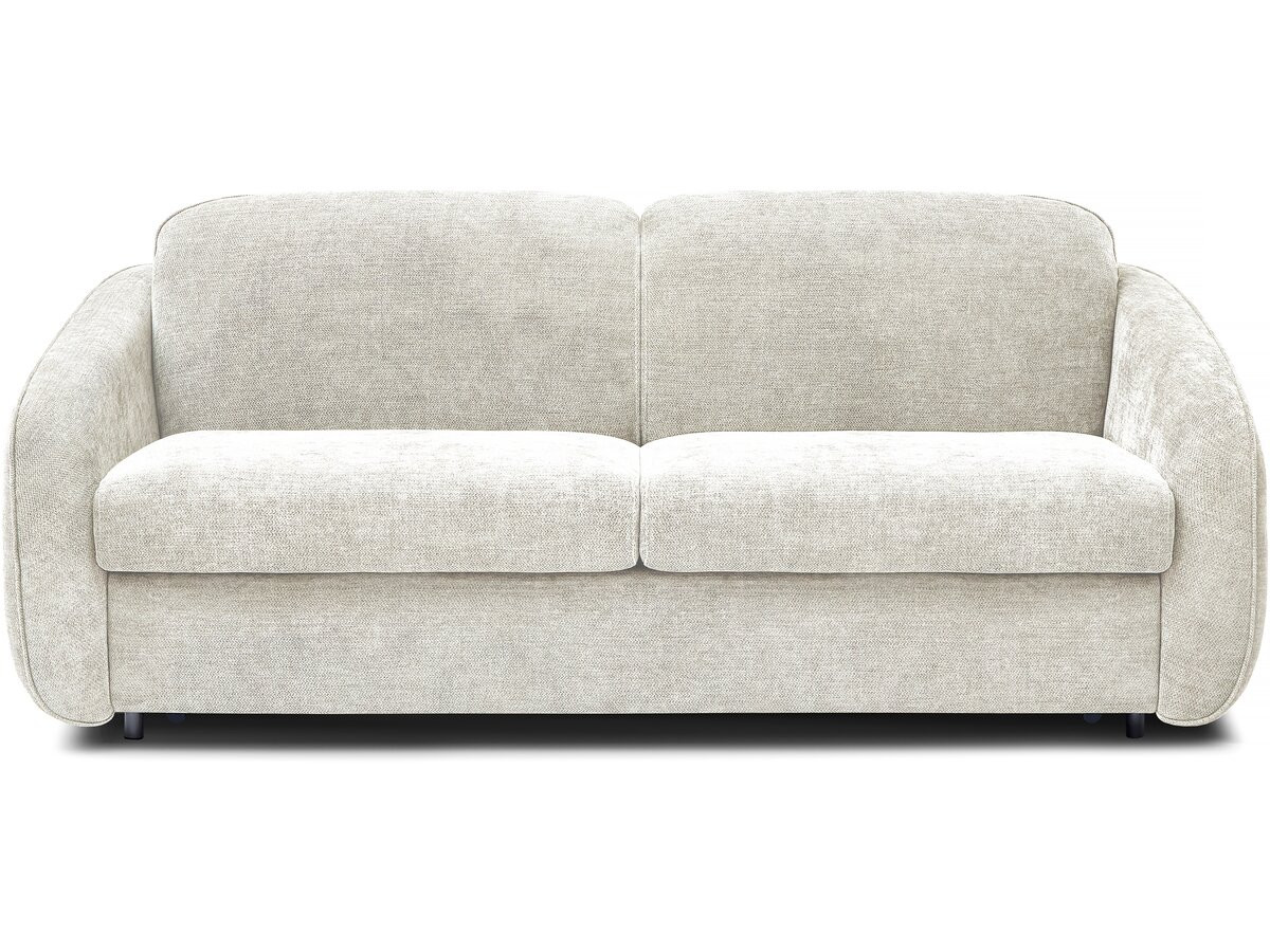 Sofá cama exprés "laurie" en tejido texturizado - cama de 140 cm - 3 plazas
