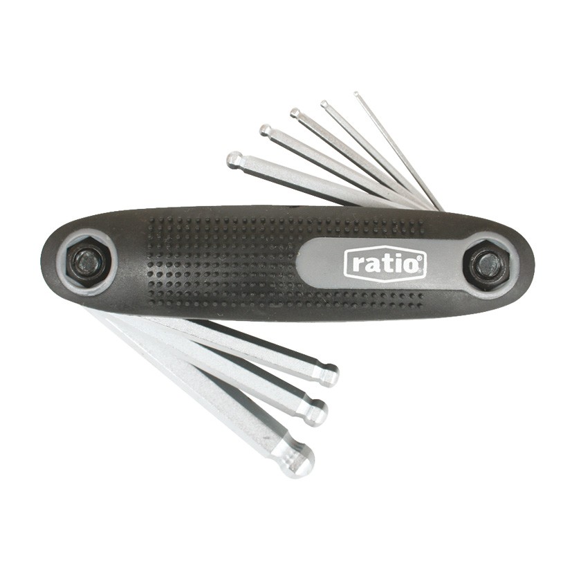 Jgo.8 llaves allen bola tipo navaja medidas desde 1,5 hasta 8mm