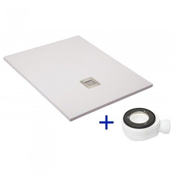 Plato de ducha blanco ral 9003 100x150