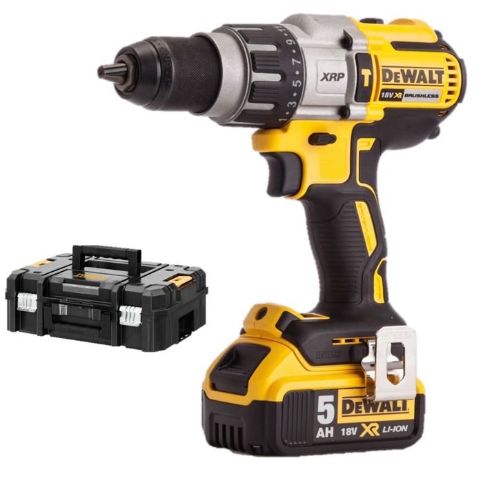 Taladro atornillador percutor - 18v - 2x5ah - 13mm