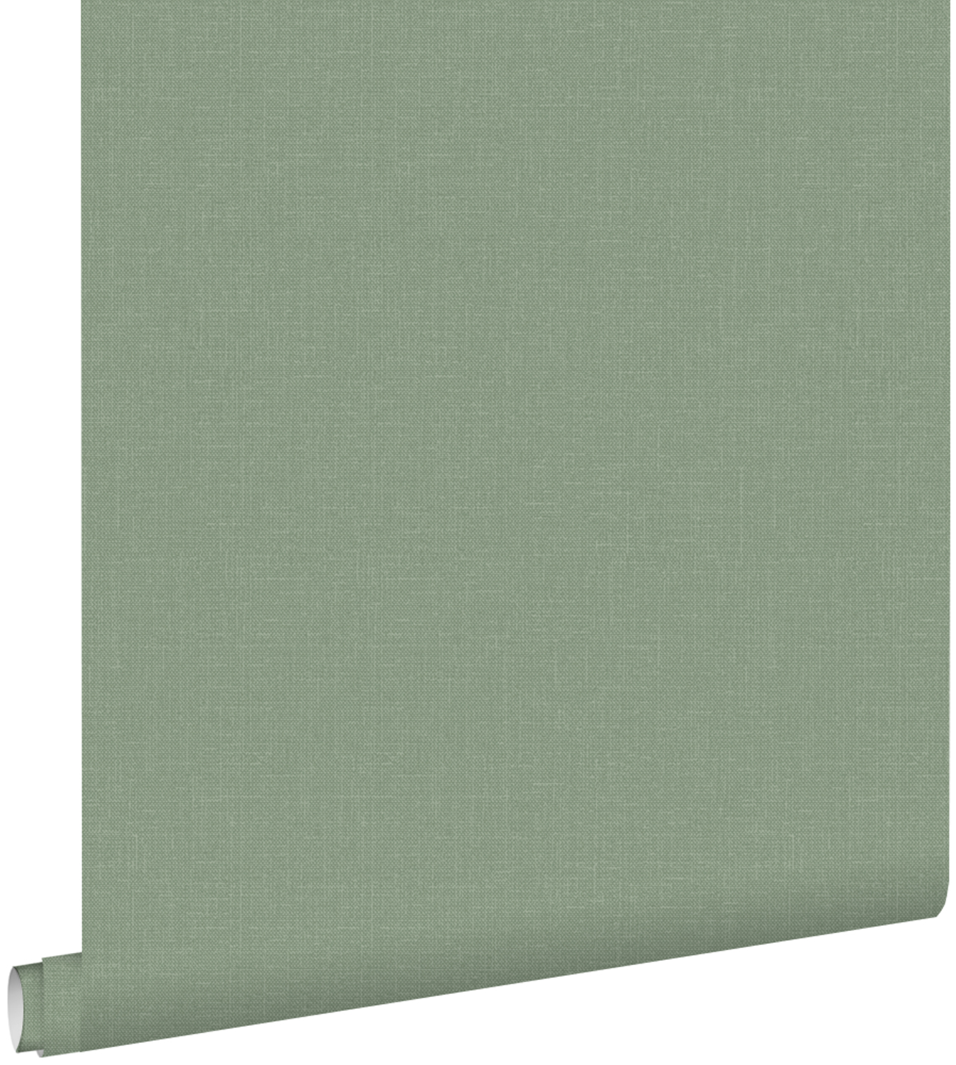 Estahome papel pintado liso efecto lino jade verde 53 cm x 10.05 m
