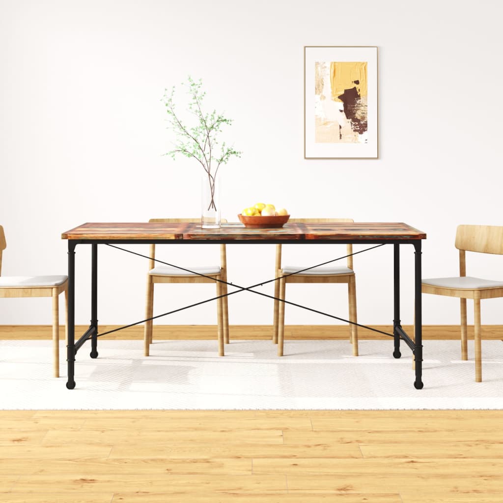 Mesa de comedor de madera maciza reciclada 180 cm oif288329