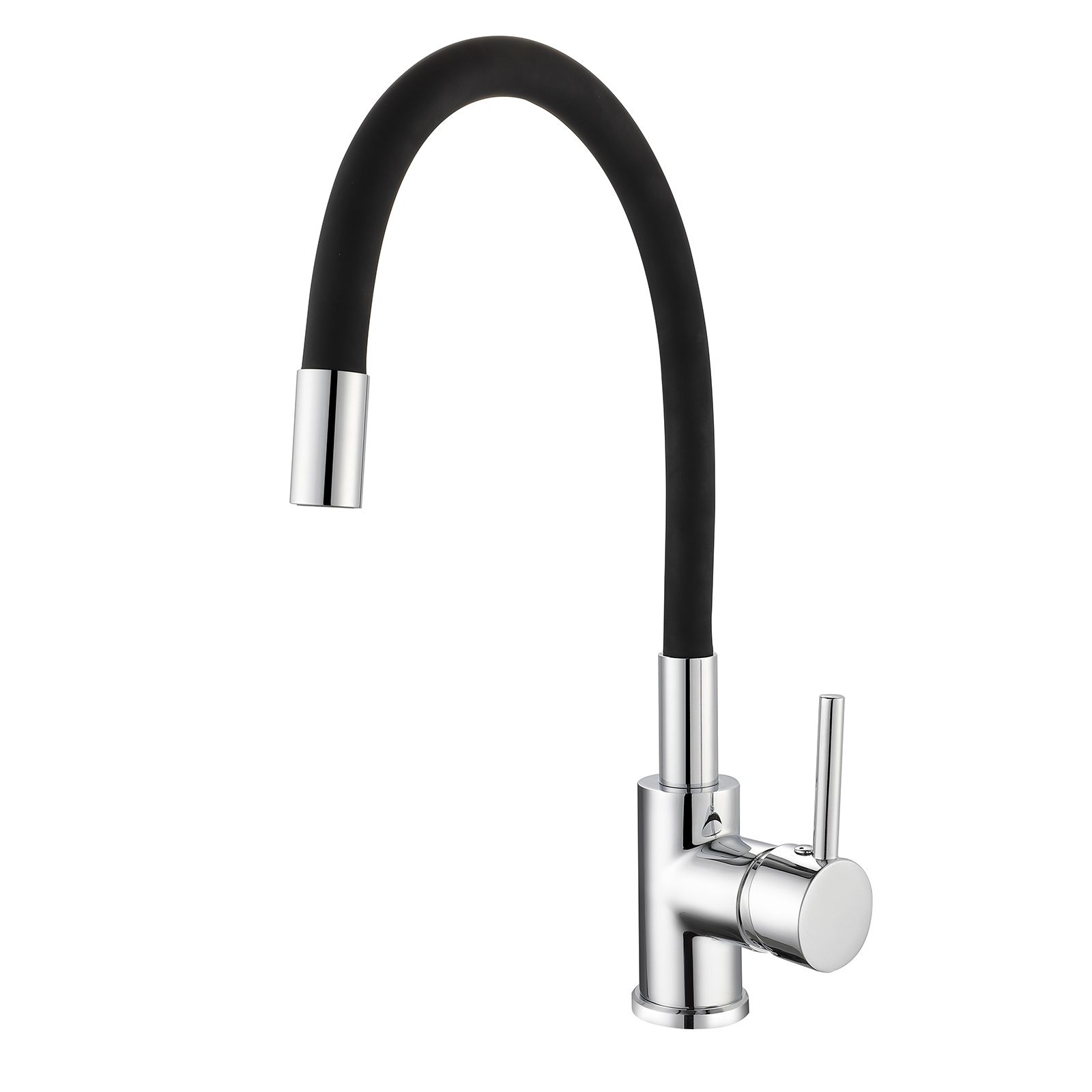 Grifo de cocina k2o flex 22x9,6x36,6 cm grifo monomando con caño giratorio