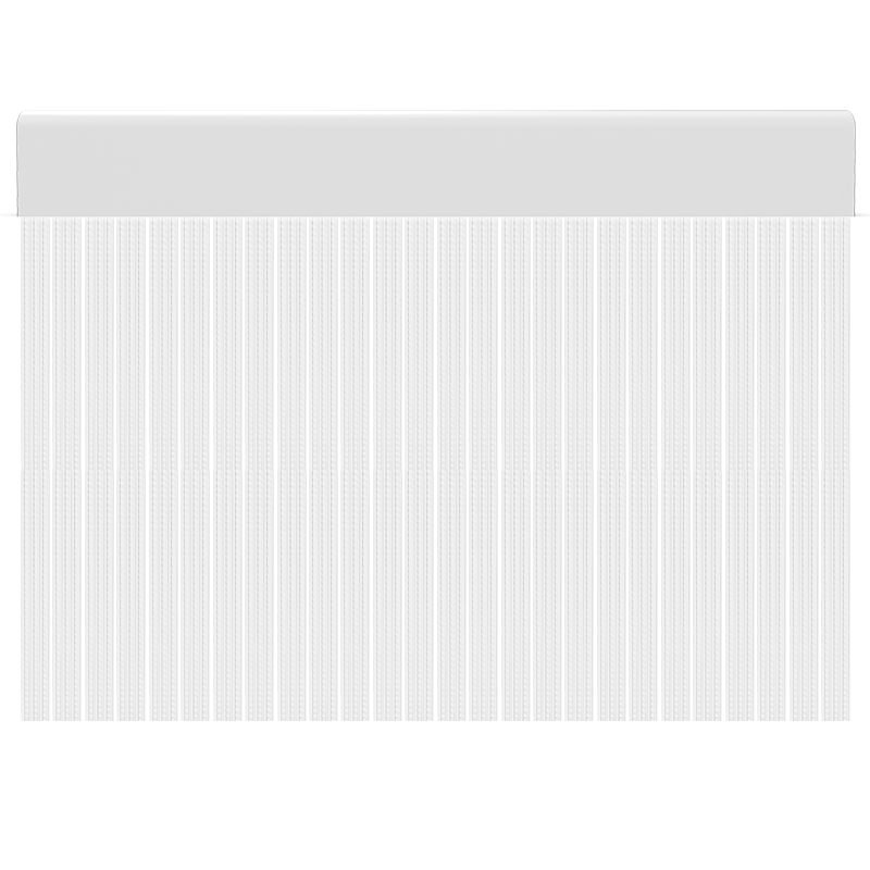 Cortina para puertas de PVC pastel transparente / 100 x 215