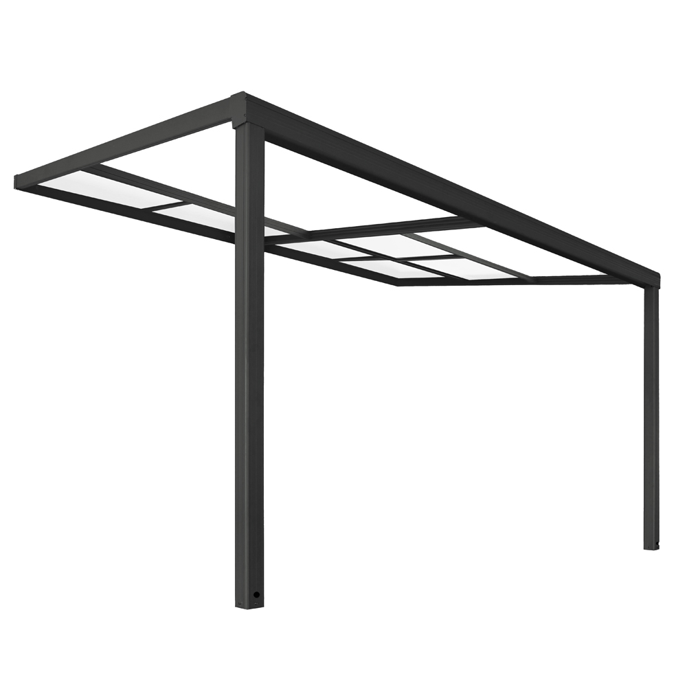 Techo de terraza solis deluxe - 390 x 295 x cm gris