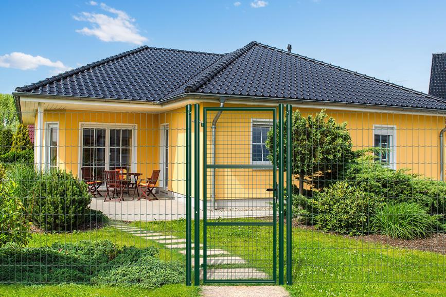 Puerta de malla para jardin 1m oLGa a.200cm verde