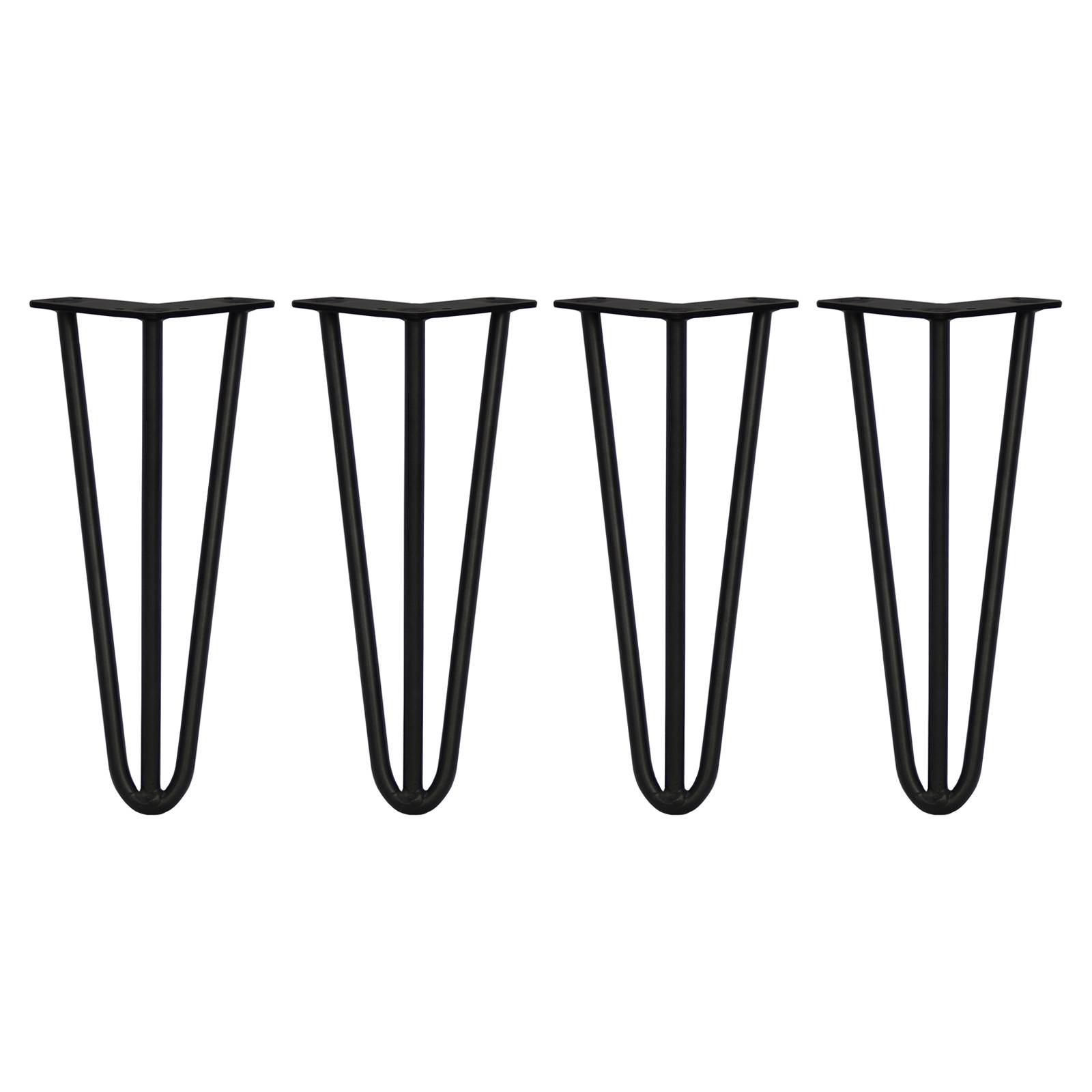 4 patas de horquilla skiski legs 30,5cm acero 3 dientes 12mm