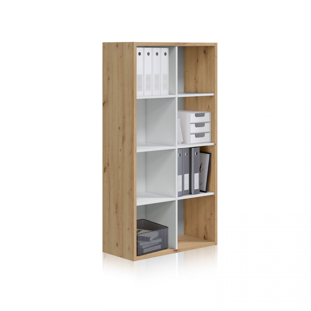 Estantería con 8 compartimentos - l72 cm