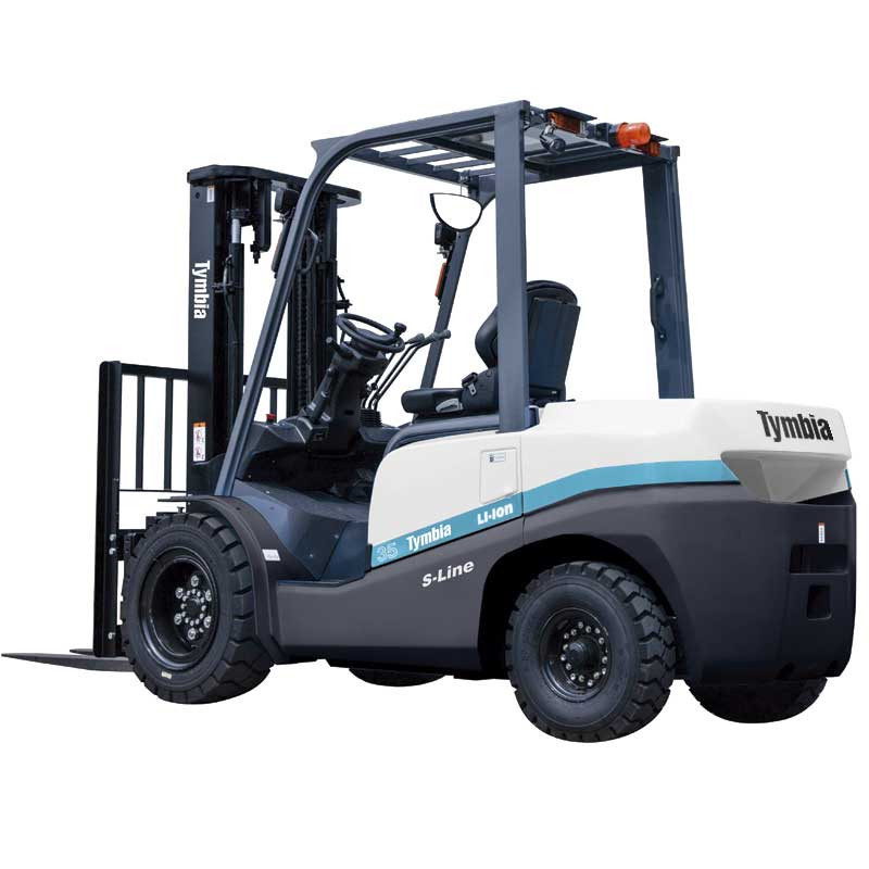 Carretilla elevadora litio 3500kg TYMBIA, mástil tríplex a 4500mm
