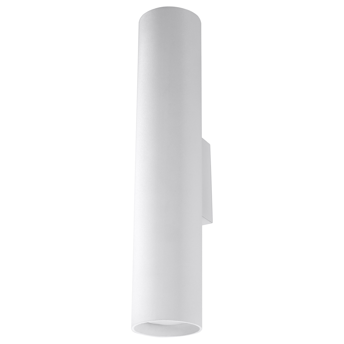 Lámpara de pared lagos 2 blanco acero 6x30x8cm