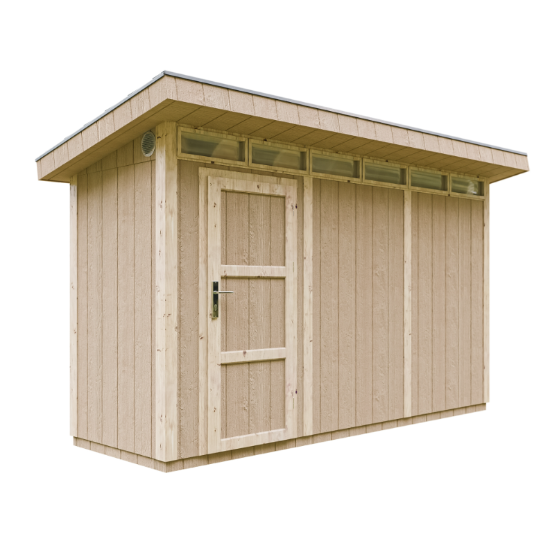 Caseta de jardín de calidad premium 4,3m²-l161xw411cm - Timbela m902