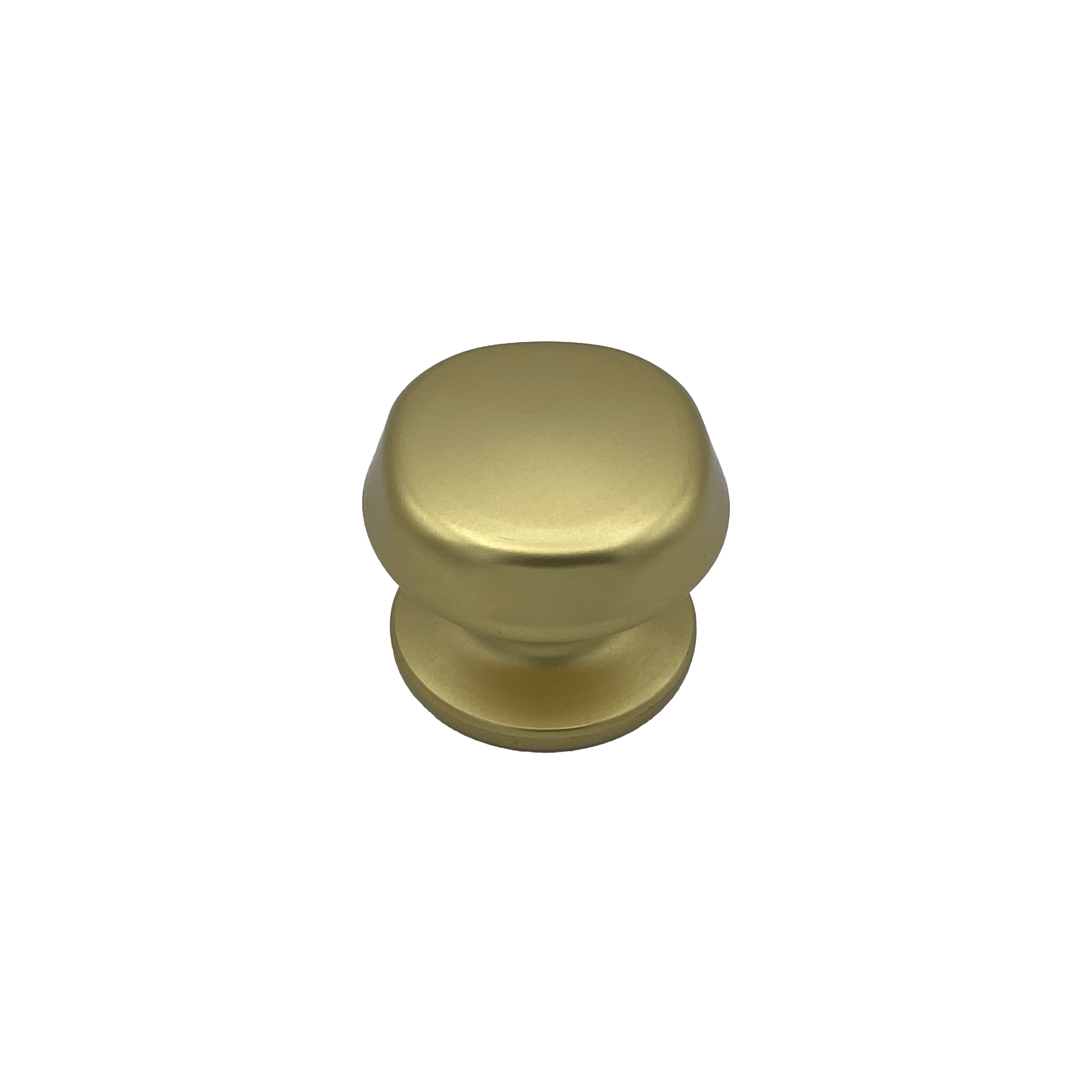 Pomo fijo para puerta, d: 70 mm, en aluminio, oro satinado