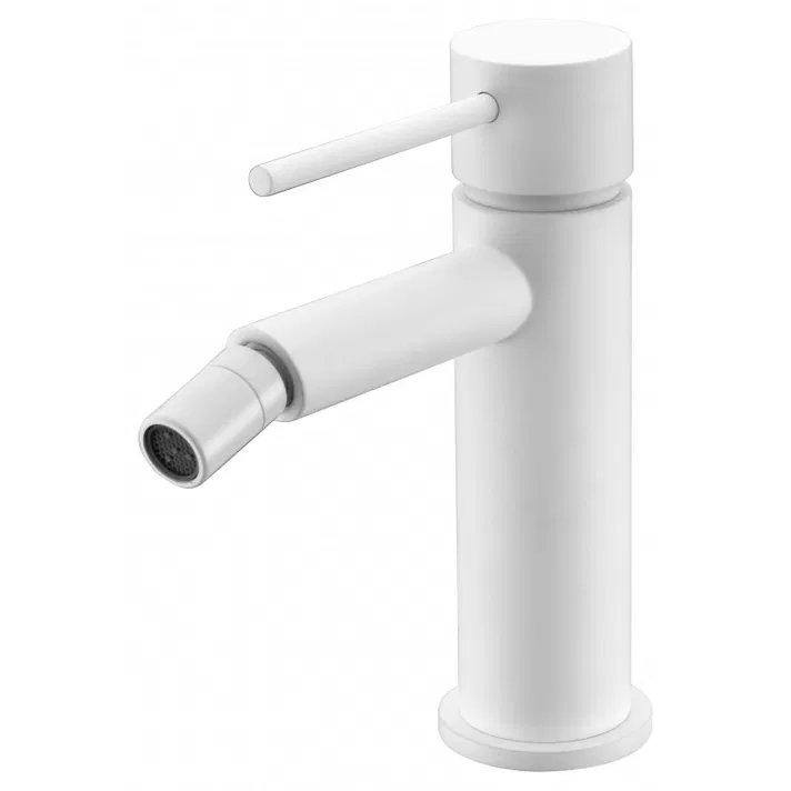Mice- grifo monomando de bidet- mezclador de wc - color blanco mate