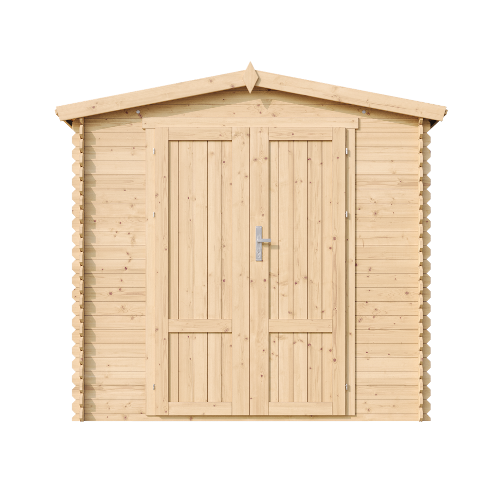 Timbela m369f1 caseta de jardín exterior de madera 4.33 m²
