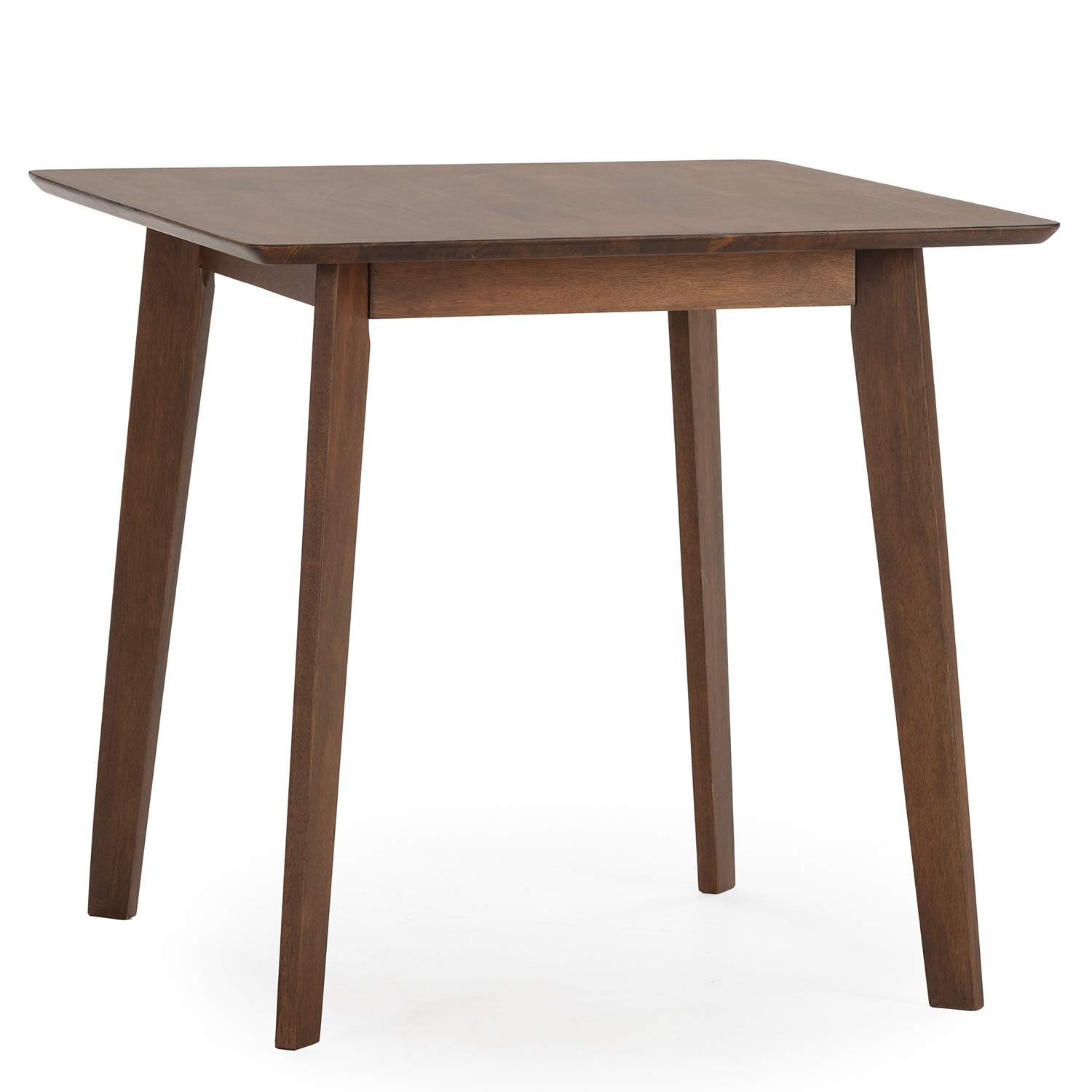Mesa de comedor pomago 80x80 cm color nogal