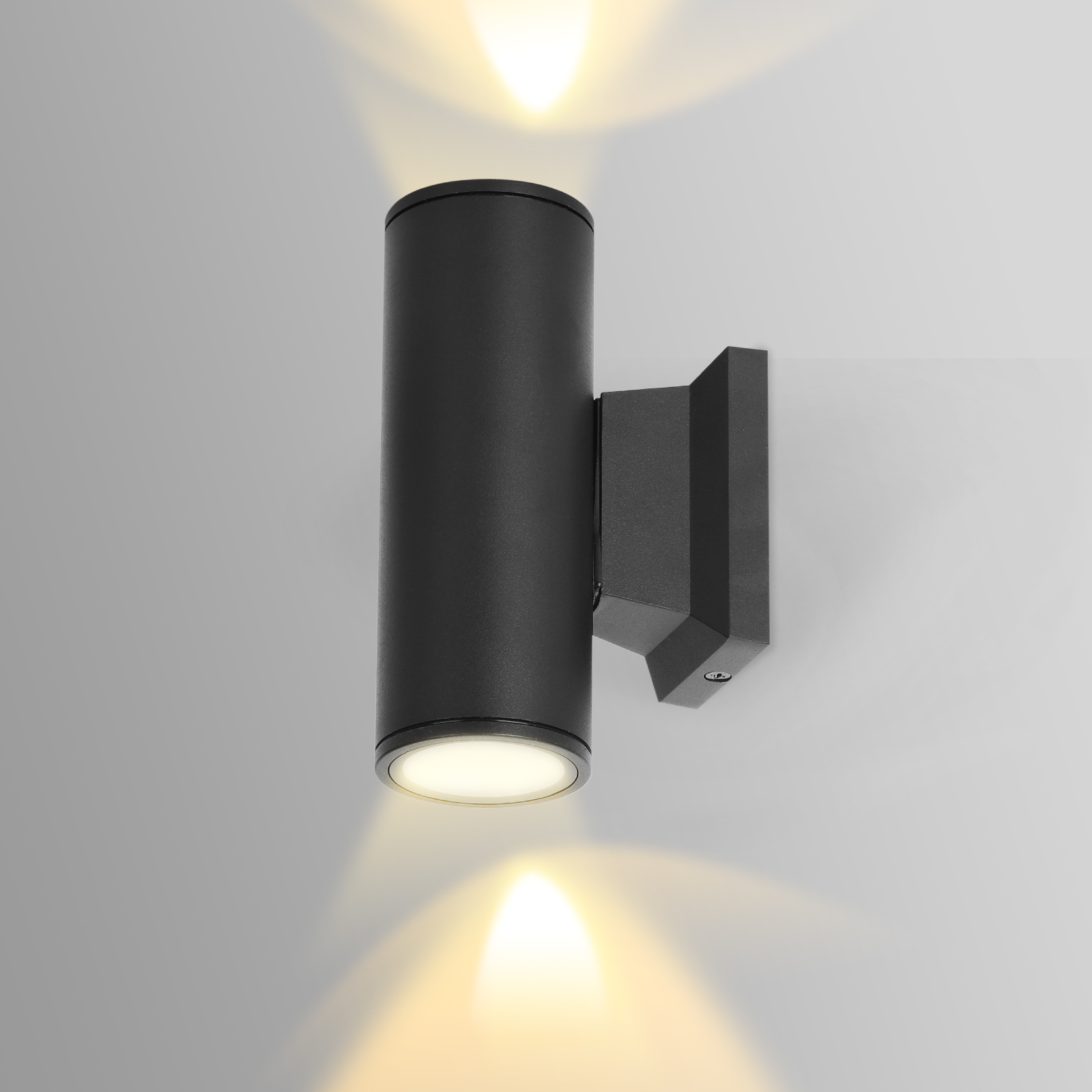 Aplique pared exterior, ip65, negro, aigostar