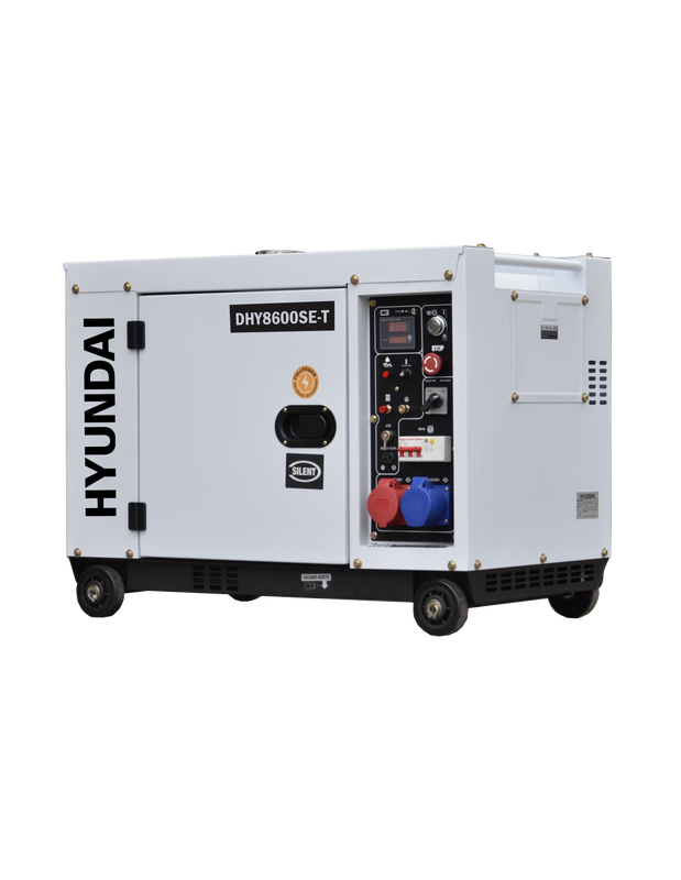 Generador hyundai dhy8600se-t trifásico full power diésel