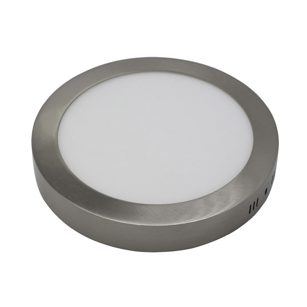 Downlight superficie diorita 12w 3000k-4000k-6500k niquel 1080lm 3,5x17x17