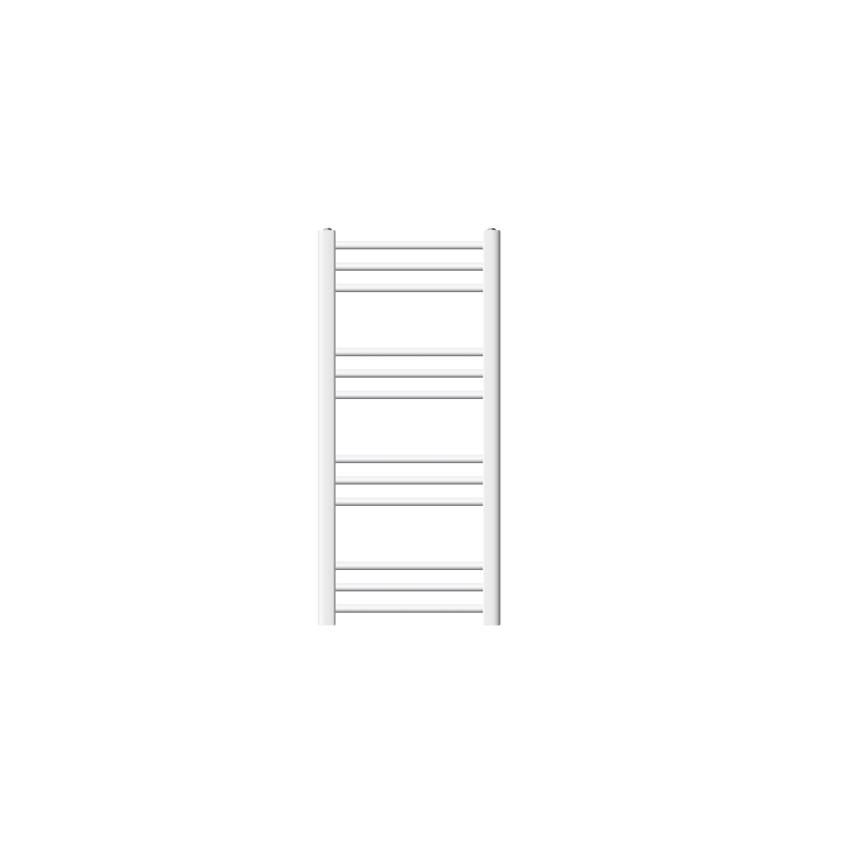 Radiador toallero - 400 x 800 mm blanco ecd germany
