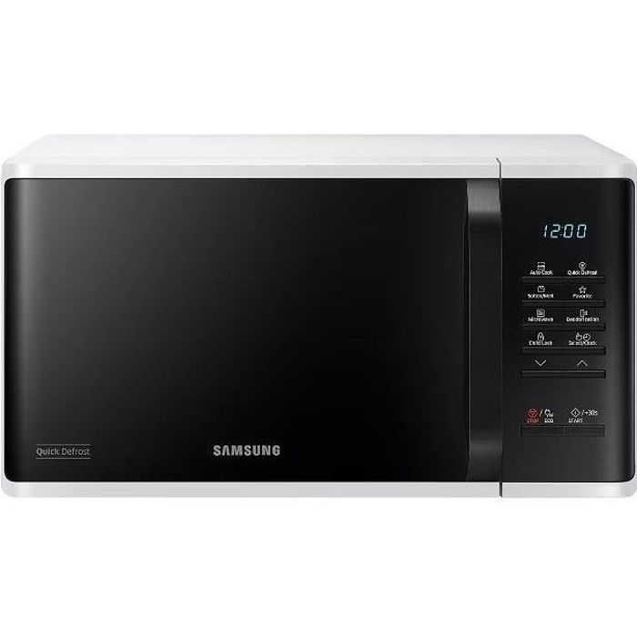 Microondas Samsung solo - blanco - 23 l - 800 w - cavidad de cerámica esmal