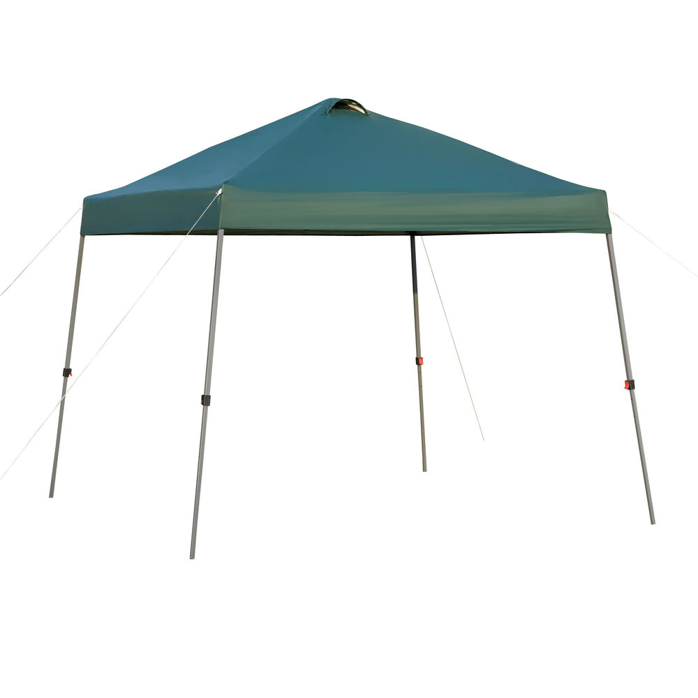 Cenador plegable 300x300x250 cm acero, tela oxford color verde Outsunny