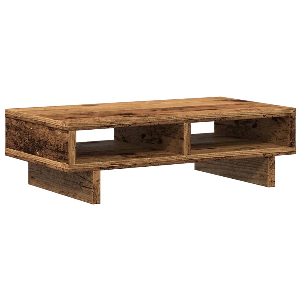 Soporte para monitor mueble de escritorio madera antigua 50