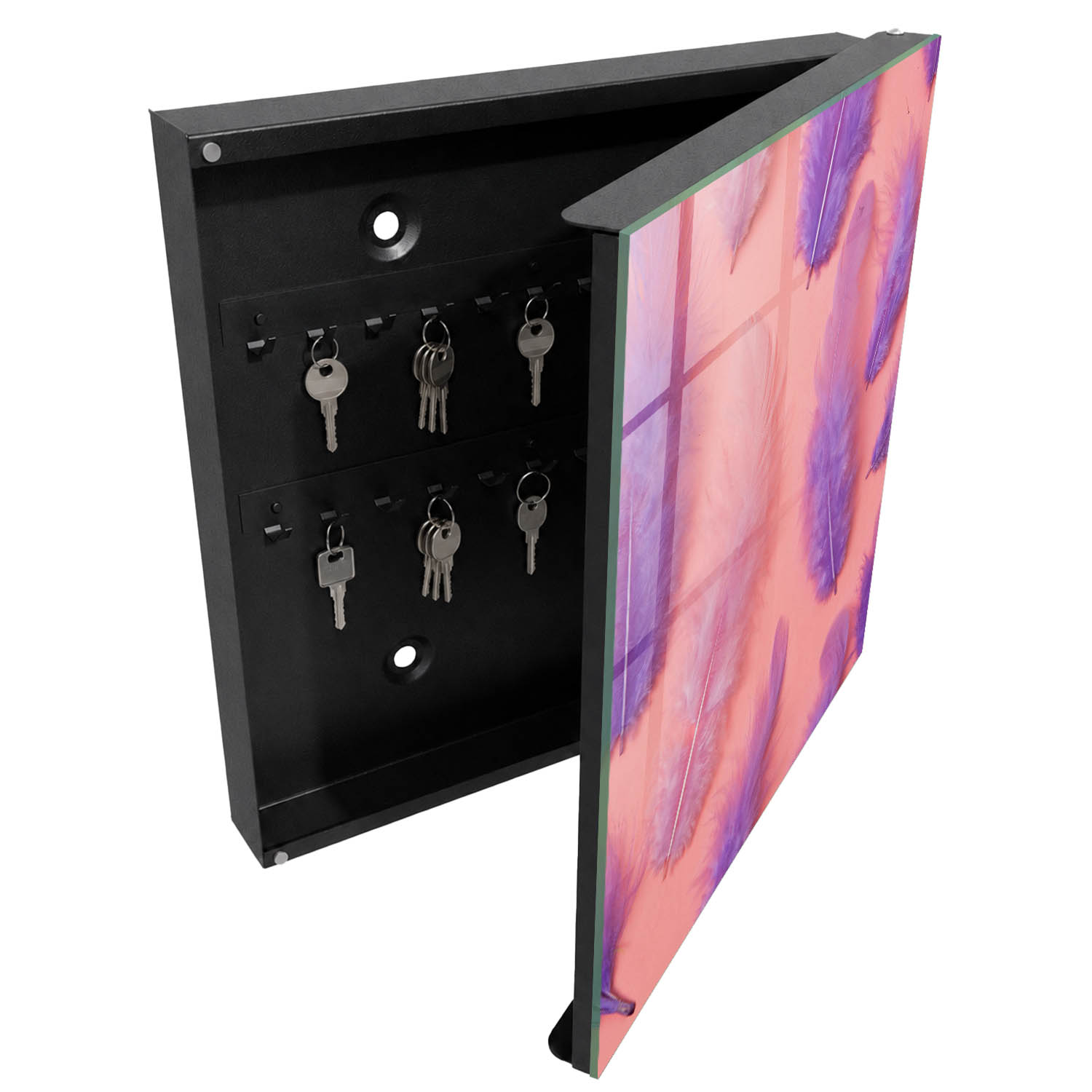 Caja para llaves de entrada 30x30x5, apertura derecha tulup
