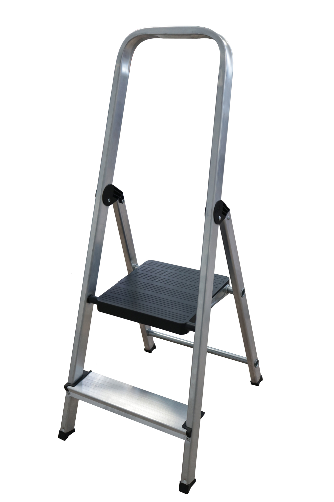 Arcama escalera doméstica de aluminio de 2 peldaños
