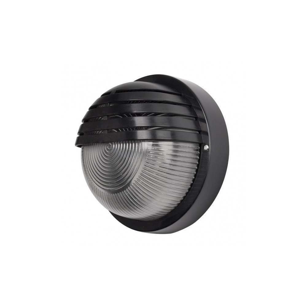 Aplique exterior - fab 148261009 - redondo - policarbonato - ip44 - negro