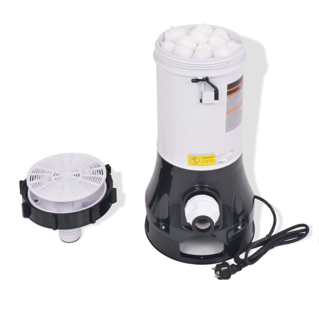 vidaXL bomba de filtro de piscina 185 w 4,4 m³/h