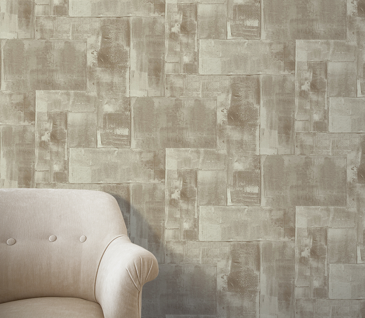 Papel pintado tnt textura latón brillo cobre