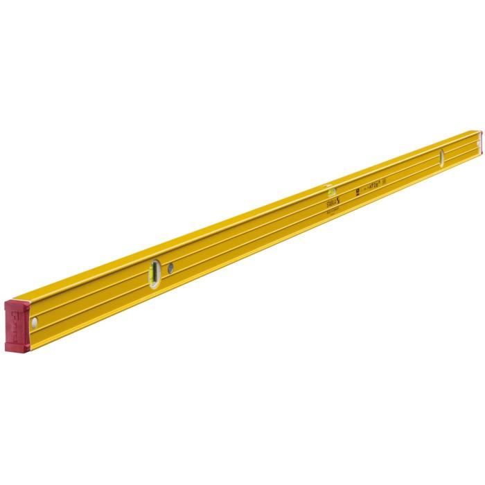 Nivel de burbuja stabila tipo 96-2 frascos - m 200cm - imán de tierras rara