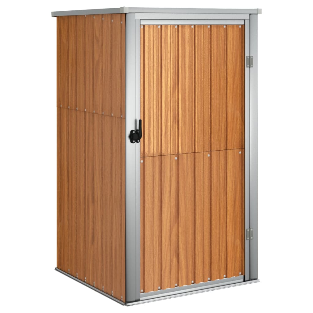 Cobertizo de herramientas jardín acero galvanizado 88x89x161 cm es4738
