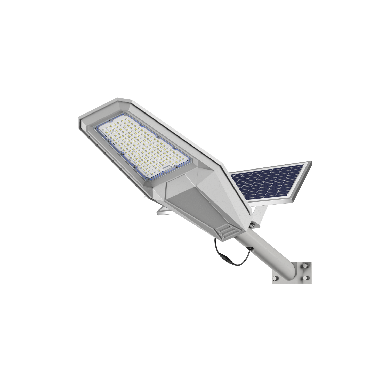 Lámpara solar con panel monocristalino, batería lifepo4, sostenible - 1000w