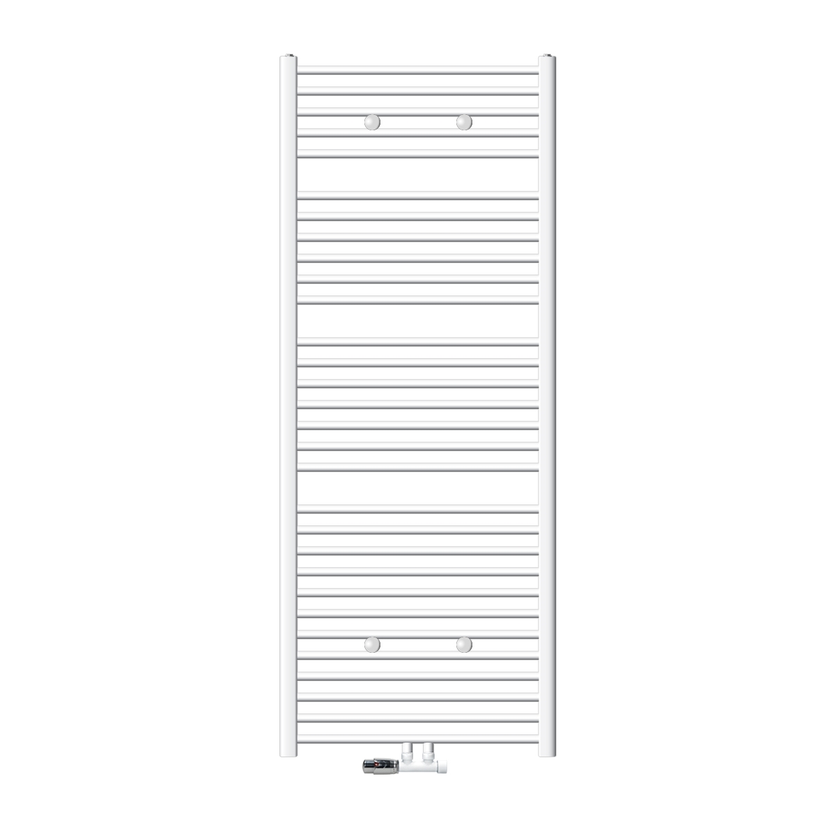 Radiador de baño conexión media 750 x 1800 mm blanco